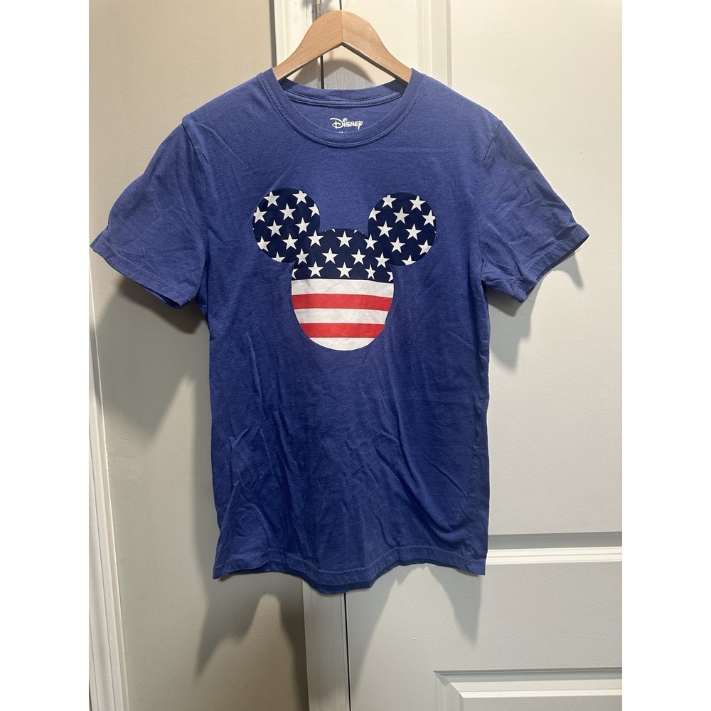 Disney Men's USA Mickey Mouse Tshirt‎ Medium